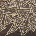 New Design Beaded White Embroidery Polyester Fabric